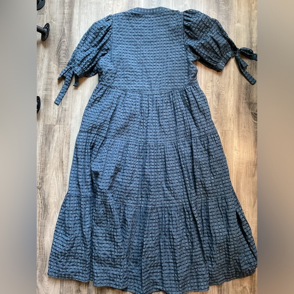 The English Factory Gingham Tiered Mini Dress Size Medium - Picture 7 of 7